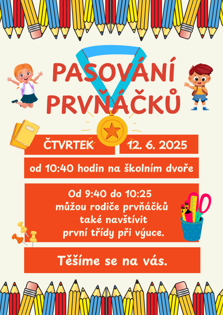 Pasování prvňáčků
